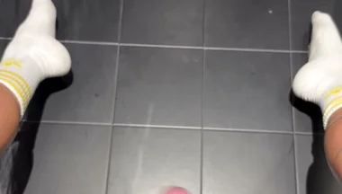 Masturbating in the Bathroom of the Hotel