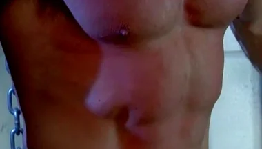 Muscle Man Dripping with Drool