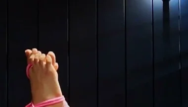 Pink Hair Mtf Gets Tickled: Soft Pink Ropes and Grandpa Hands on Bare Feet