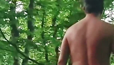 Naked Walking, Then Wank & Cum