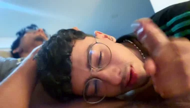 He Sucks My Balls and Takes My Milk After Running
