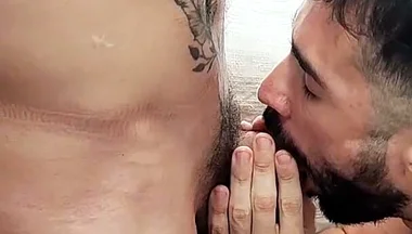 Prostate Massages for My Masseuse! He Was Going to Give Me Massages but Ended up with My Cock in His Round Ass