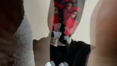 Playful Pup Tease Tickles Crotch Close