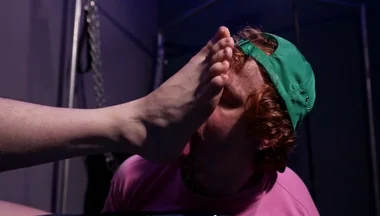 Christian Hunter Worships the Feet, Socks, and Sneakers of Dom Master Victor Punish