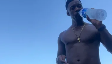 Exhibitionism on the Beach 10 Inches Dick BBC