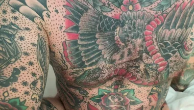 Tattooed Dom Ass Worship Solo