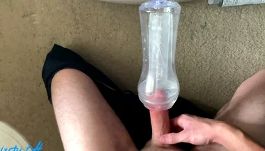 Fucking My See Though Pocket Pussy
