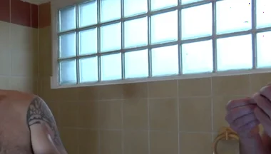 Straigh Fucked Gay Under Shower