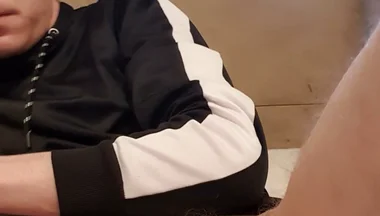 Shy Teen Lad with Uncut Cock