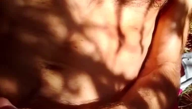 Bushy Uncut Hiker Edging in the Sun