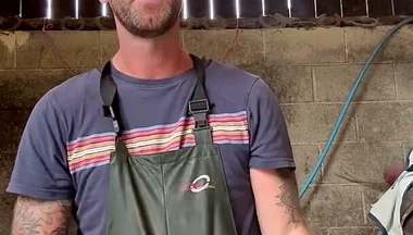 Farmer Wanks in Dirty Work Gear