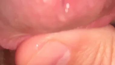 Playing with My Wet Cock