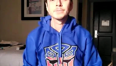 Handsome Masculine Guy Showing off in Gorgeous Natural Lighting After Shower