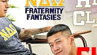 Asian Tutor Gets His Hole Wrecked By Fratboy Jayden Marcoss Massive Cock - Full