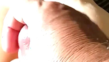 Mega Thick Big Cock Fucks a Butt Masturbator and Shoots