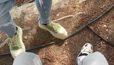 Getting Hot and Heavy with a Stranger in a Park