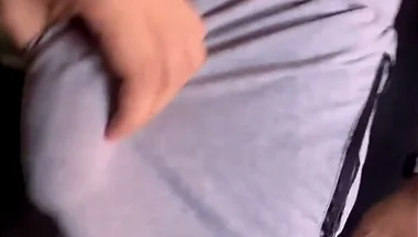 Two Active Friends and Touch Each Other's Big Cocks After the Football Game