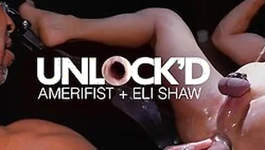 Eli Just Keeps Squirting From Amerifist Stuffing His Smooth Hole With His Big Ffists