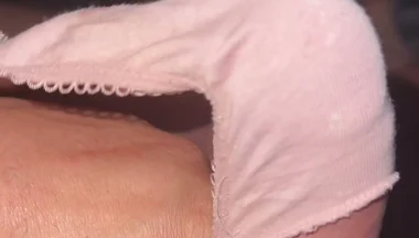 Satin Pink Pantie Crush