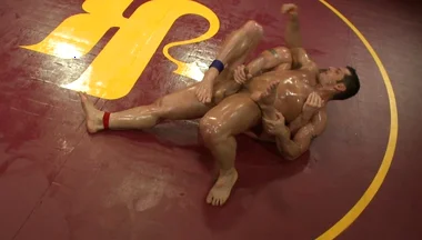 Marcus Titan Ruhl Vs Jeremy Stonewall Stevens - Muscled Oil Match!