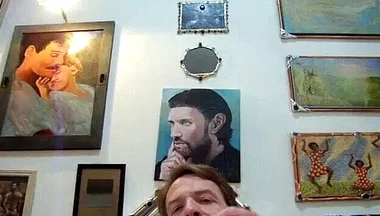 Hairyartist Stroking My Big Cock Close for You