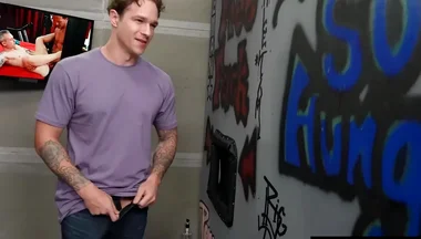 Tatted Stranger Plus Cheating Husband = Filthy Anonymous Gloryhole Fuck With Jayden Marcos