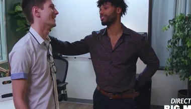 Trevor Harris And Tony Genius In Office Chemistry: Trevor Sucks Tonys Big Cock Hard 7 Min