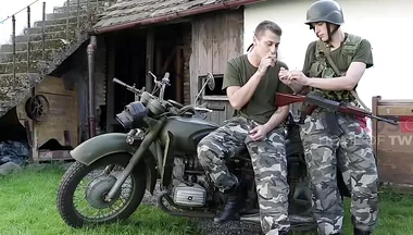 Homesick Recruit Gets His Hard Fill Of Hot Cock & Hungry Ass!