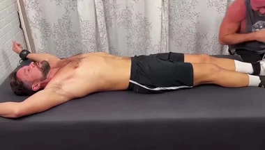 Jock Bound And Squirmed In A Tickling Torment By Hunky Kil With Beaux Matthews