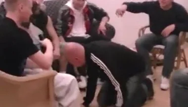 German Master party sneaker spit drink