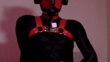 Needy Puppy Jerks His Cock on His Knees
