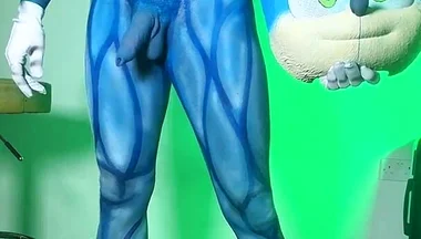 Sonic Fucks Himself with a Dildo