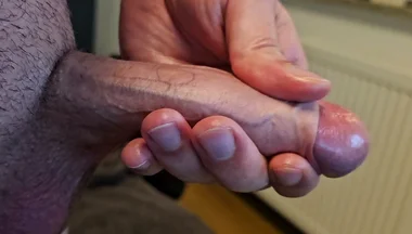 Uncut Curved Cock