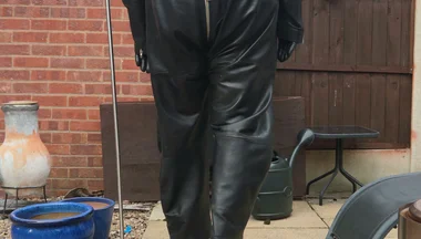 Leather Jumpsuit