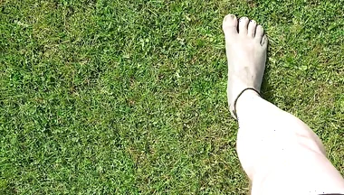 Beach Walk with Dirty Feet