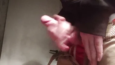 Jerking off in the Building's Cellar