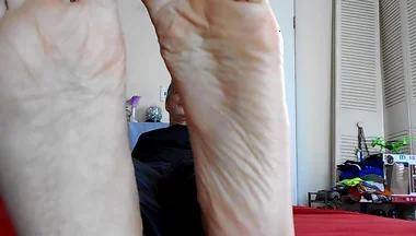 Obsessed with His Giant Feet