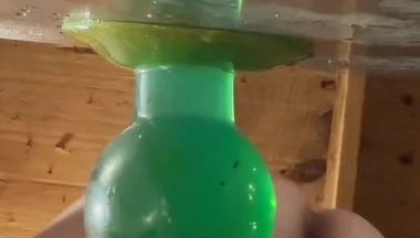 Huge Plug in His Ass