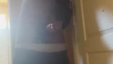 Doing the Windmill Stroking My Cock Cumming Hard