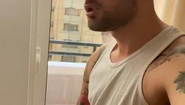 Showing off My Morning Wood