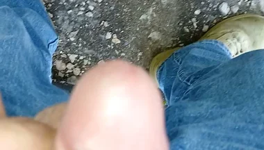 Hard Cock, Pee and Jercking off