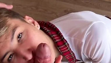 Stepdaddy Fucks Tall Skinny Twink In The Mouth And Then Tears His Hole