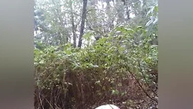 Twink Uses Huge Toy In Woods