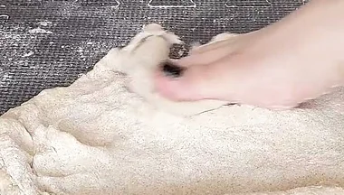 Squishing Pizza Dough