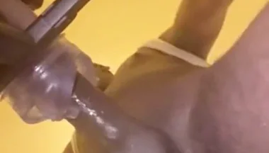 Drilling My Homealone Mounted Stroker Cumming so Hard