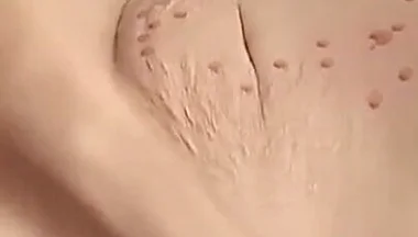 Hot Candle Wax on My Body and Cock While I Cum