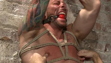 Cock Hungry Leather Studs Play in a Dark Basement