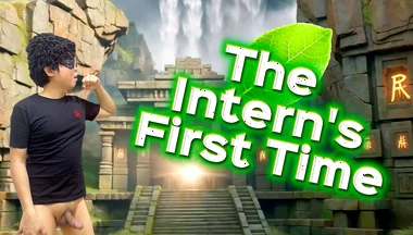 The Intern Gets Fucked by His Boss for the First Time.