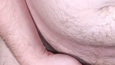 Intense Kneeling Handjob: Clothes Thrown Everywhere