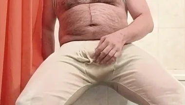 Dirty-jb Completely Pissed off in the Toilet. Underwear and Socks